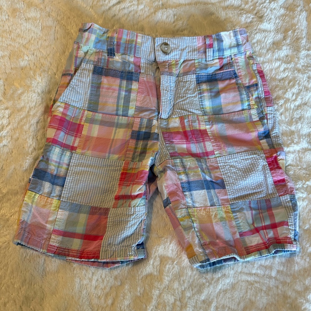 Like new, Gymboree Madras Chino Shorts, size 8.